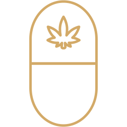 cannabis pill icon