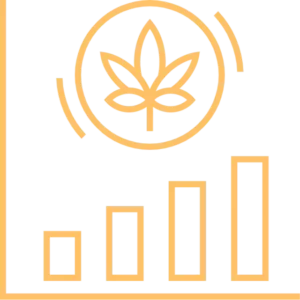 cannabis analytics icon
