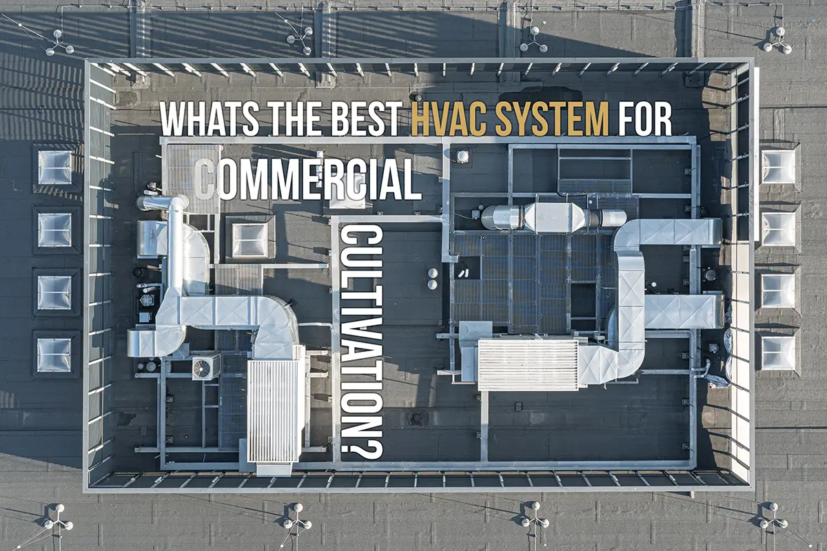 Best HVAC Systems logo and overhead view of commercial HVAC installation